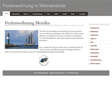 Tablet Screenshot of fewo-monika.de